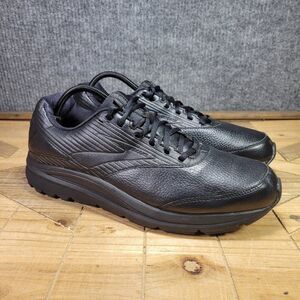 Brooks Addiction Walker 2 Men’s 12.5 Narrow B Black Leather Shoes 1103181B072